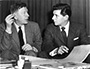 Bernstein with W.H. Auden, whose poem The Age of Anxiety inspired Bernstein's Second Sympony.